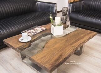 Stilvoller Couchtisch „Old Elements“ 100×80 cm Couchtisch Old Elements 100x80 cm