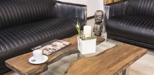 Stilvoller Couchtisch „Old Elements“ 100×80 cm Couchtisch Old Elements 100x80 cm