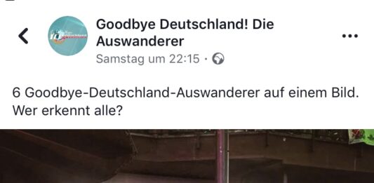 Seis emigrantes de Goodbye Deutschland en una imagen,….¿quién los reconoce a todos? Seis emigrantes de Goodbye Deutschland en una mesa