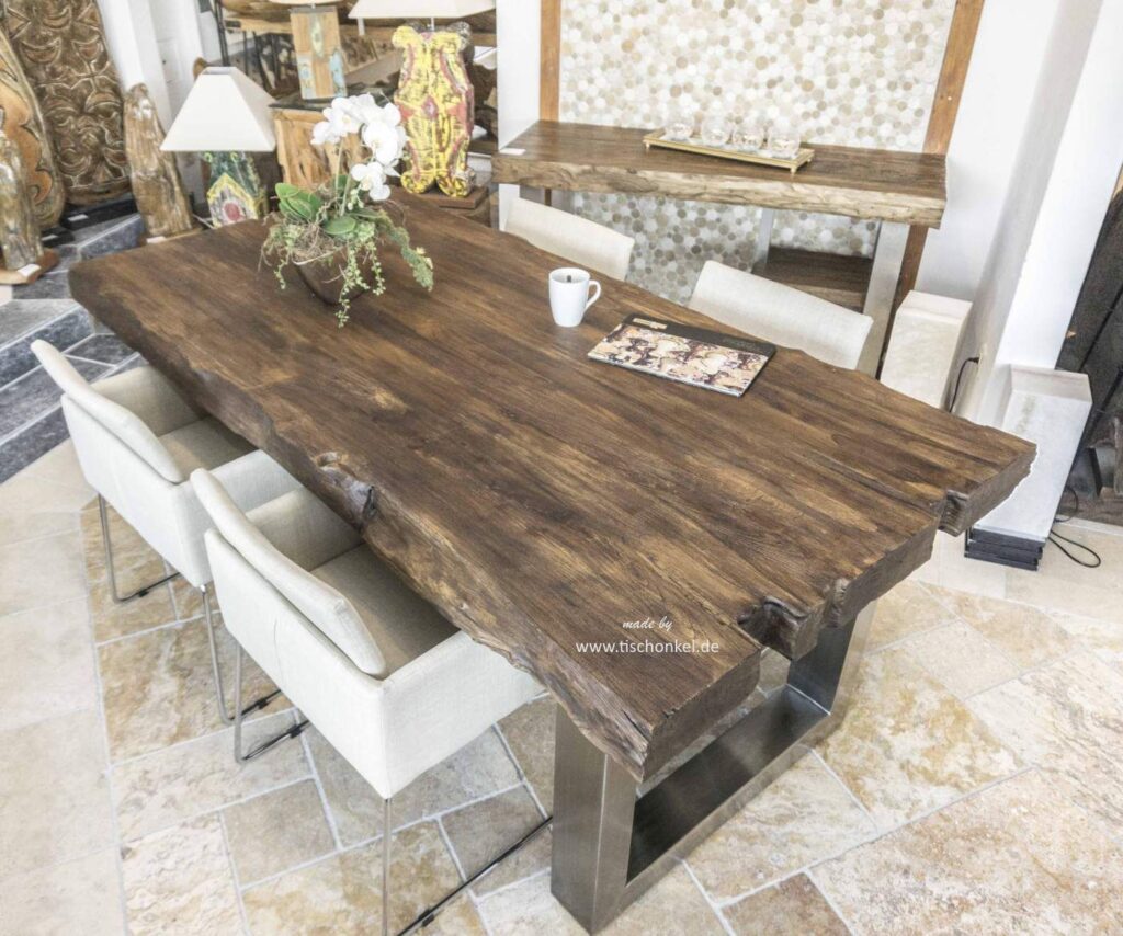 Esstisch 200 x 100 cm aus Altholz von GERKEN Wohndesign Esstisch 200 x 100 cm aus Altholz