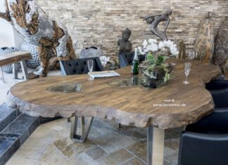 Esstisch „Fusion“ aus Holz von GERKEN Wohndesign Esstisch Fusion aus Holz