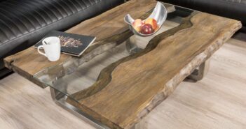 Wohnzimmertisch Old Elements 120 x 80 cm Stilvoller Designer Couchtisch