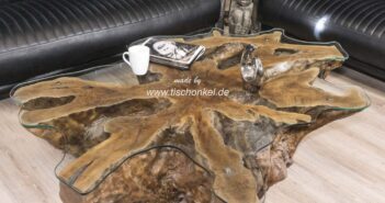 Baumstumpf Couchtisch mit tollem Design Baumstumpf Couchtisch mit aussergewöhnlichem Design