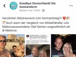 Lena und Olaf Gerken aus Goodbye Deutschland feiern den 17. Hochzeitstag Lena und Olaf Gerken von Goodbye Deutschland feiern den 17ten Hochzeitstag