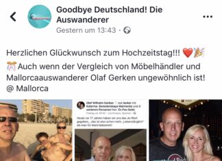 Lena und Olaf Gerken aus Goodbye Deutschland feiern den 17. Hochzeitstag Lena und Olaf Gerken von Goodbye Deutschland feiern den 17ten Hochzeitstag