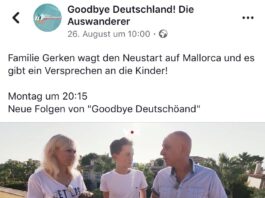 Olena und Olaf Gerken starten bei „Goodbye Deutschland“ Olena und Olaf Gerken starten bei Goodbye Deutschland