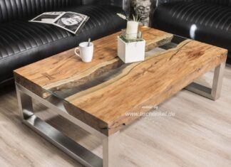 Couchtisch eckig aus Massivholz Couchtisch eckig aus Massivholz