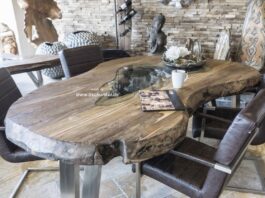 Ovaler Esstisch der Serie „Fusion“ Ovaler Esstisch Fusion