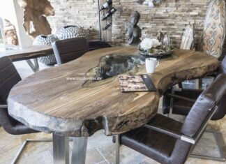 Ovaler Esstisch der Serie „Fusion“ Ovaler Esstisch Fusion