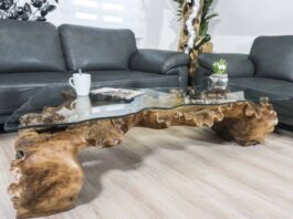 Table basse exceptionnelle de „ GERKEN Wohndesign “ Table basse exceptionnelle