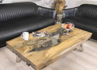 Couchtisch eckig aus Holz Couchtisch eckig aus Holz