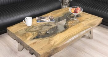 Couchtisch eckig aus Holz