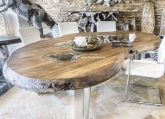 Design Esstisch der Serie „Fusion“ Design Esstisch Modell Fusion