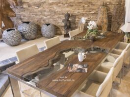 Dining table „Landscape“ by GERKEN Wohndesign (250 cm) Dining table Landscape