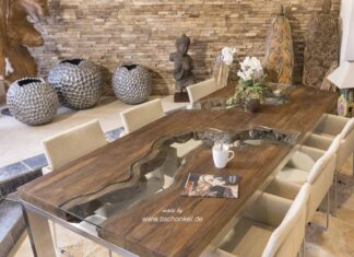 Esstisch „Landscape“ von GERKEN Wohndesign (250 cm) Esstisch Landscape