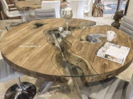 Runder Esstisch der Serie „Eternia“ von GERKEN Wohndesign Runder Esstisch Eternia