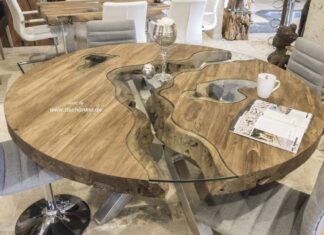 Runder Esstisch der Serie „Eternia“ von GERKEN Wohndesign Runder Esstisch Eternia