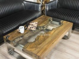Couchtisch aus Holz Serie ELEMENTS Couchtisch aus Holz