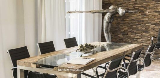 Design eettafel van GERKEN Wohndesign Design eettafel