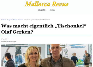 Olaf und Olena Gerken, Mallorca Revue 4. August 2020 Olaf Gerken Olena Gerken Mallorca Revue