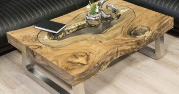 Couchtisch Maris aus Holz 120 x 80 cm