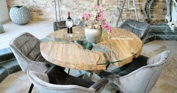 Esstisch rund aus Holz von GERKEN Wohndesign