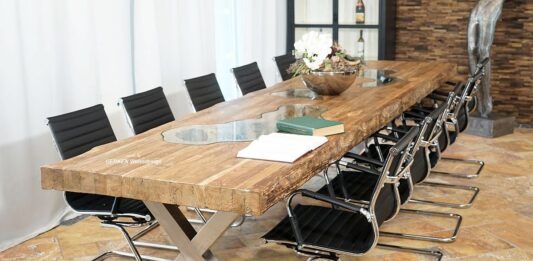 Langer Konferenztisch / Besprechungstisch Langer Konferenztisch