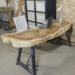 Design Schreibtisch aus Holz von GERKEN Wohndesign