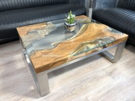 Echtholz Couchtisch von GERKEN Wohndesign (100 cm) Echtholz Couchtisch