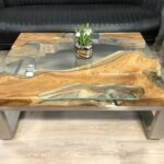 Interessanter Holz Couchtisch