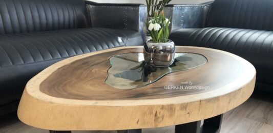 Boomrandtafel voor de woonkamer Boomrandentafel