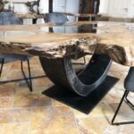 Esstisch aus Teak