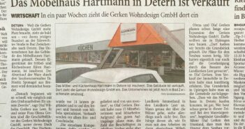 Olaf und Olena Gerken haben Möbel Hartmann in Detern gekauft