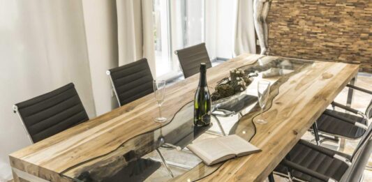 Teakholz Esstisch von GERKEN Wohndesign Teakholz Esstisch