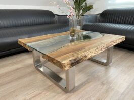 Table basse Old Elements, 100 cm, de GERKEN Wohndesign Table basse en bois Old Elements