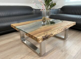 Couchtisch Old Elements, 100 cm, von GERKEN Wohndesign Couchtisch aus Holz Old Elements