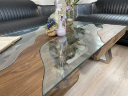 Coffee table made of teak wood online shop Coffee table made of teak wood