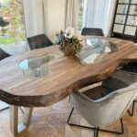 Teakholz Tisch „Fusion“ von GERKEN Wohndesign