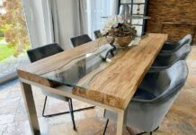 Esszimmertisch aus Teakholz 250 cm ELEMENTS Esszimmertisch Teakholz