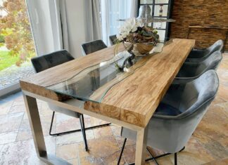 Esszimmertisch aus Teakholz 250 cm ELEMENTS Esszimmertisch Teakholz