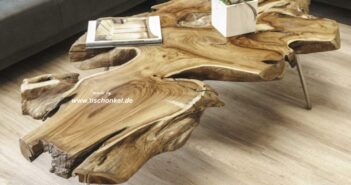 Naturholz Couchtisch
