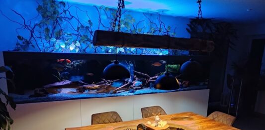 Solid wood dining table 200 cm „Deep Island“ Dining table 200 x 100 cm Deep Island made of wood