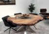 Esstisch rund aus Holz