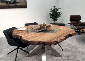 Esstisch rund ETERNIA aus Holz Esstisch rund aus Holz