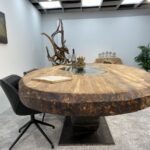 Massivholz Tischplatte für Esszimmertisch