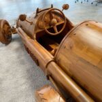 Rennwagen aus Holz Kundenstopper 7