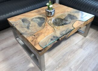 Spektakuläre Couchtische aus Holz von GERKEN Spektakuläre Couchtische aus Holz