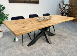 Edler Esstisch aus Eiche geölt von GERKEN Wohndesign Esstisch Eiche geölt