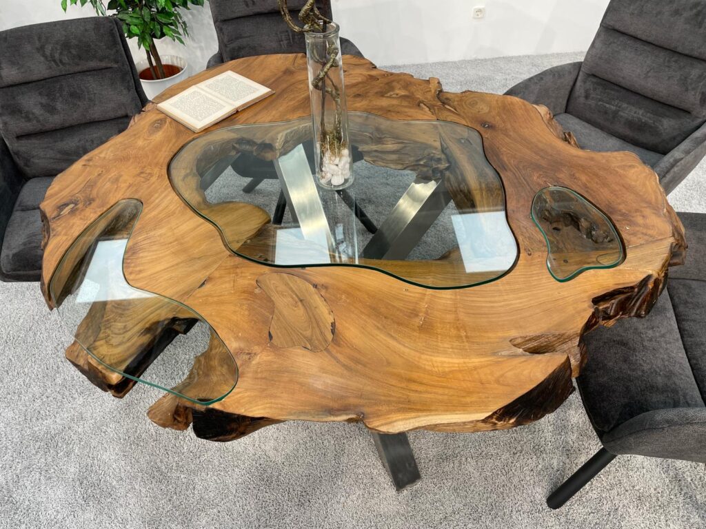 Esstisch rund aus Holz