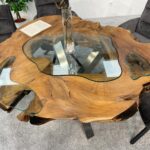 Esstisch rund aus Holz